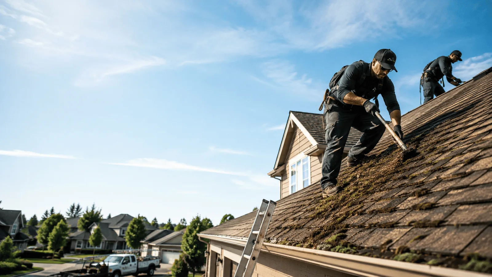 Roof Moss Removal in Denver, IN near me